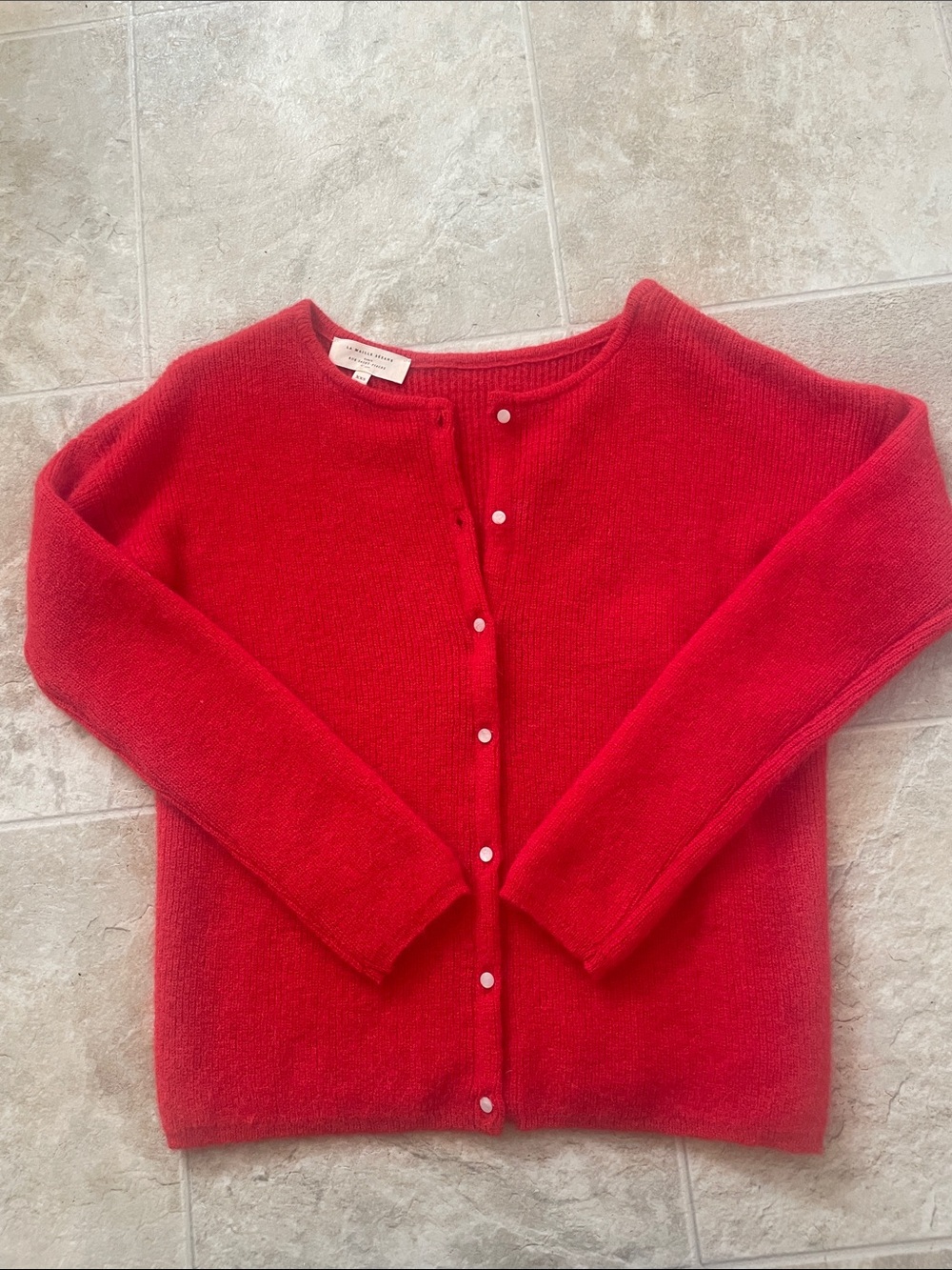 Sezane Red Cardigan
